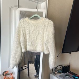 Urban Outfitters eyelash sweater